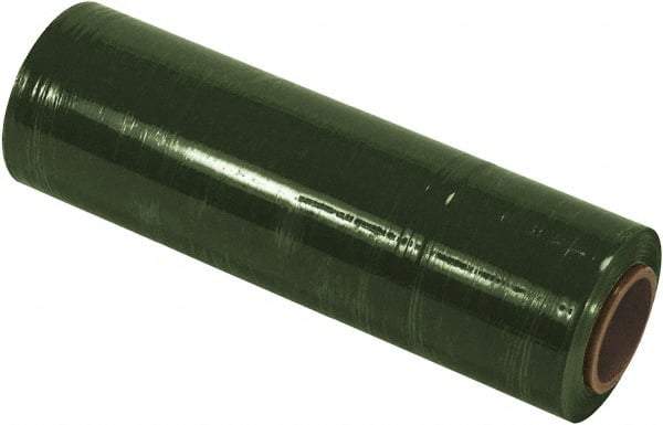 Made in USA - 18" x 1,500' 80 Gauge Green Cast Hand Stretch Film - Americas Industrial Supply