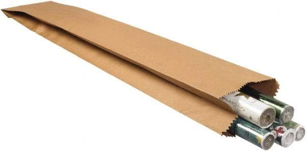 Made in USA - 8" Wide x 44" Long x 5" High Rectangle Kraft Bags - Kraft (Color) - Americas Industrial Supply