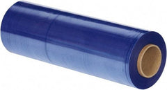 Made in USA - 18" x 1,500' 100 Gauge Blue UVI Hand Stretch Film - Americas Industrial Supply