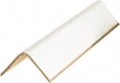 Made in USA - 48" Long x 2" Wide x 2" High Edge Guard - White, Case - Americas Industrial Supply