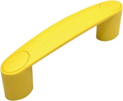 Electro Hardware - 4.29" Between Centers 0.33" Hole, Polyamide External Pull Handle - 0.98" Handle Width, 1.60" Handle Height, 5.75" OAL, Plastic Finish - Americas Industrial Supply