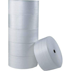 Made in USA - 2,000' Long x 18" Wide x 5/16" Thick, Foam Roll - White - Americas Industrial Supply