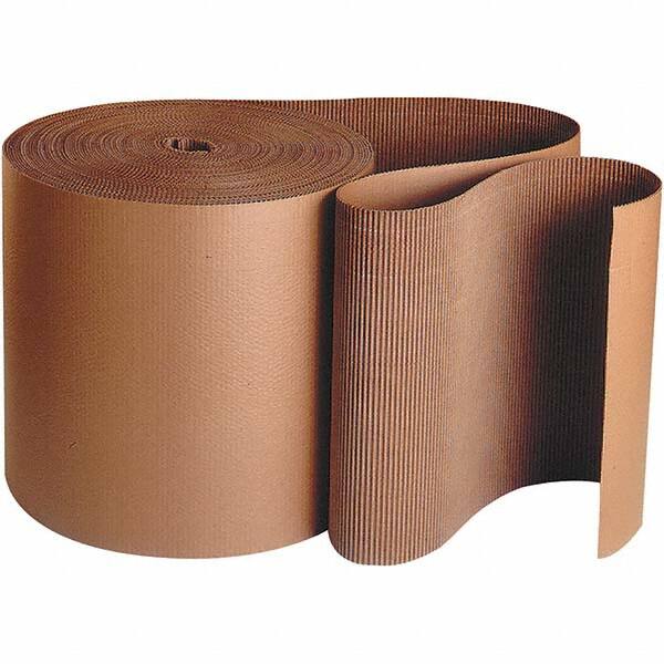 Made in USA - 250' Long x 4" Wide, Singleface Roll - Kraft - Americas Industrial Supply