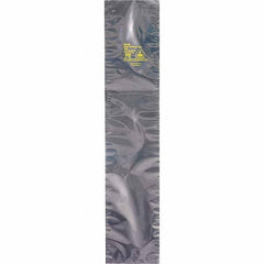 Made in USA - 16" Long x 7" Wide, 3.1 mil Thick, Open Top Static Shield Bag - Transparent, Metal-In, Standard Grade - Americas Industrial Supply