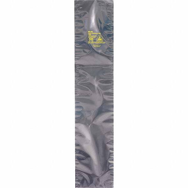 Made in USA - 25" Long x 12" Wide, 3.1 mil Thick, Open Top Static Shield Bag - Transparent, Metal-In, Standard Grade - Americas Industrial Supply