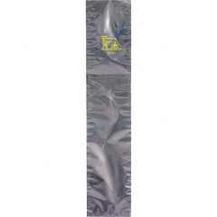 Made in USA - 24" Long x 4" Wide, 3.1 mil Thick, Open Top Static Shield Bag - Transparent, Metal-In, Standard Grade - Americas Industrial Supply