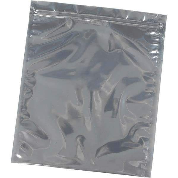 Made in USA - 12" Long x 12" Wide, 3 mil Thick, Self Seal Recloseable Zip Top Static Protection Bag - Transparent, Standard Grade - Americas Industrial Supply