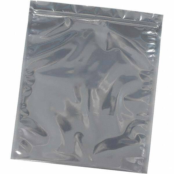 Made in USA - 6" Long x 4" Wide, 3 mil Thick, Self Seal Recloseable Zip Top Static Protection Bag - Transparent, Standard Grade - Americas Industrial Supply