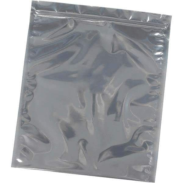 Made in USA - 5" Long x 3" Wide, 3 mil Thick, Self Seal Recloseable Zip Top Static Protection Bag - Transparent, Standard Grade - Americas Industrial Supply