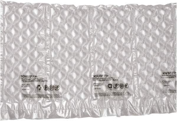Made in USA - 6" Wide x 1/2" Thick, Air Pillows - Clear - Americas Industrial Supply