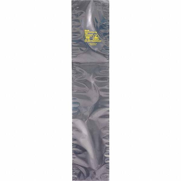 Made in USA - 16" Long x 6" Wide, 3.1 mil Thick, Open Top Static Shield Bag - Transparent, Metal-In, Standard Grade - Americas Industrial Supply