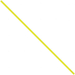 Made in USA - 7" Long, Bag Tie - Yellow - Americas Industrial Supply