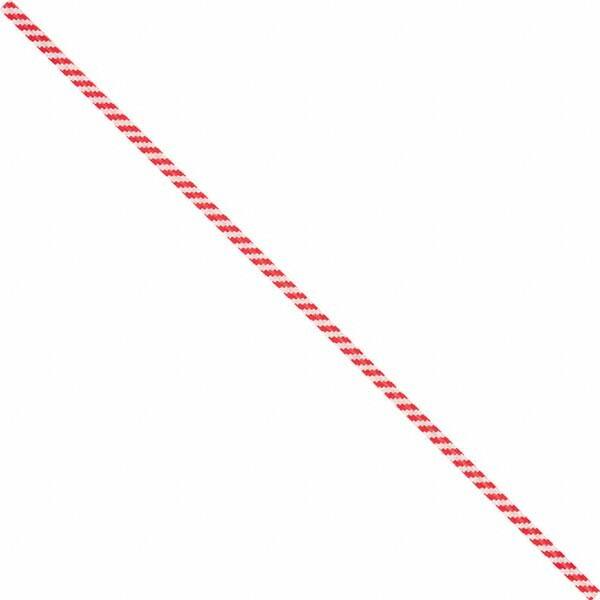 Made in USA - 7" Long, Bag Tie - Red/White - Americas Industrial Supply