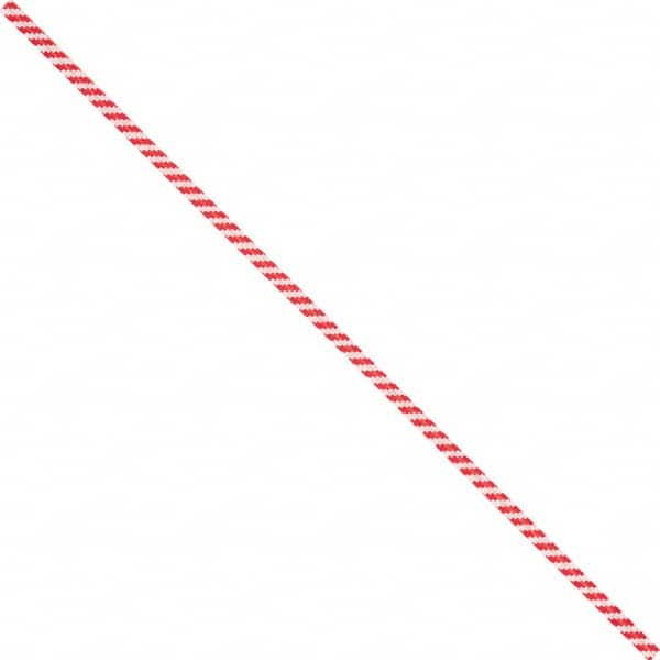 Made in USA - 5" Long, Bag Tie - Red/White - Americas Industrial Supply