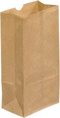 Made in USA - Kraft Grocery Bag - 3 x 1-7/8 x 5-7/8, Kraft - Americas Industrial Supply