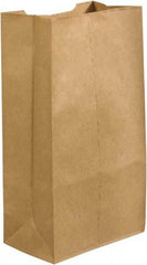 Made in USA - Kraft Grocery Bag - 12 x 7 x 21-3/4, Kraft - Americas Industrial Supply