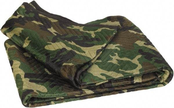 Value Collection - 72" Long x 80" Wide Cotton/Poly Blend Tarp & Dust Cover - Camouflage - Americas Industrial Supply