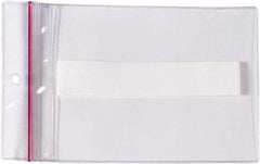 Superscan - 25 Piece Clear Press-On Vinyl Envelope - 5" High x 8" Wide - Americas Industrial Supply