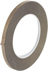 Made in USA - 18 Yd Long x 1/4" Wide, Brown Silicone PTFE Tape - 3 mil Thick - Americas Industrial Supply