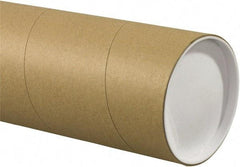 Made in USA - 5" Diam x 30" Long Round Jumbo Mailing Tubes - 1 Wall, Kraft (Color) - Americas Industrial Supply