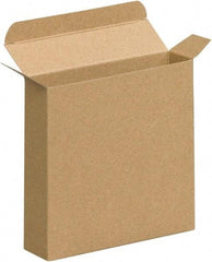 Made in USA - 1-7/8" Wide x 4-1/2" Long x 4-1/2" High Rectangle Chipboard Box - 1 Wall, Kraft (Color) - Americas Industrial Supply