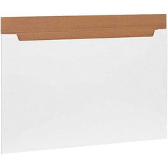 Made in USA - 24" Wide x 36" Long x 2-1/2" High Rectangle Crush Proof Mailers - 1 Wall, White - Americas Industrial Supply