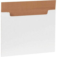 Made in USA - 16" Wide x 20" Long x 1/2" High Rectangle Crush Proof Mailers - 1 Wall, White - Americas Industrial Supply