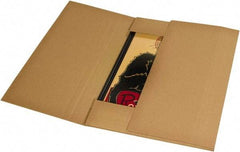 Made in USA - 30" Wide x 36" Long x 6" High Rectangle Crush Proof Mailers - 1 Wall, Kraft (Color) - Americas Industrial Supply