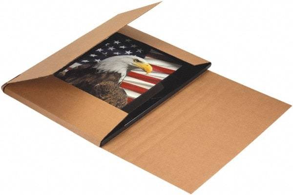 Made in USA - 22" Wide x 32" Long x 6" High Rectangle Crush Proof Mailers - 1 Wall, Kraft (Color) - Americas Industrial Supply