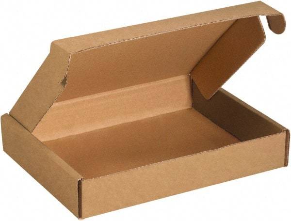 Made in USA - 18" Wide x 22" Long x 2-3/4" High Rectangle Crush Proof Mailers - 1 Wall, Kraft (Color) - Americas Industrial Supply