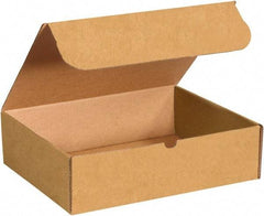 Made in USA - 11-1/4" Wide x 14-1/4" Long x 4" High Rectangle Crush Proof Mailers - 1 Wall, Kraft (Color) - Americas Industrial Supply