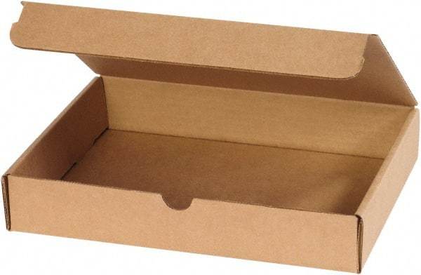 Made in USA - 11" Wide x 17" Long x 2-1/2" High Rectangle Crush Proof Mailers - 1 Wall, Kraft (Color) - Americas Industrial Supply