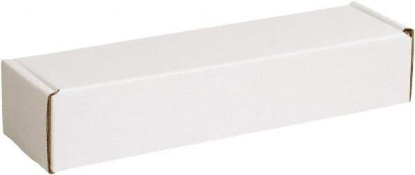 Made in USA - 3-3/4" Wide x 14" Long x 2-3/4" High Rectangle Crush Proof Mailers - 1 Wall, White - Americas Industrial Supply