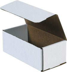 Made in USA - 5" Wide x 10" Long x 3-3/4" High Rectangle Crush Proof Mailers - 1 Wall, White - Americas Industrial Supply