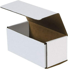 Made in USA - 4" Wide x 11" Long x 4" High Rectangle Crush Proof Mailers - 1 Wall, White - Americas Industrial Supply