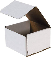 Made in USA - 7" Wide x 7" Long x 3" High Rectangle Crush Proof Mailers - 1 Wall, White - Americas Industrial Supply