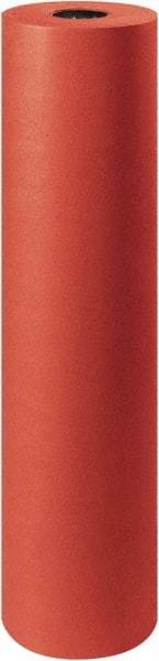 Made in USA - 1,000' Long x 36" Wide Roll of Colored Kraft Paper - 50 Lb Paper Weight - Americas Industrial Supply