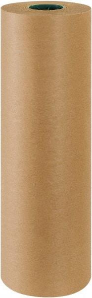 Made in USA - 600' Long x 24" Wide Roll of Kraft Paper with 10# Gloss Polyethylene - 50 Lb Paper Weight - Americas Industrial Supply