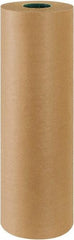 Made in USA - 600' Long x 24" Wide Roll of Kraft Paper with 10# Gloss Polyethylene - 50 Lb Paper Weight - Americas Industrial Supply