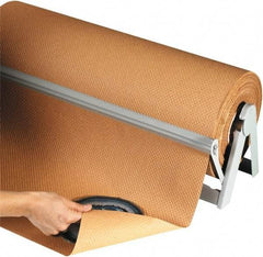 Made in USA - 300' Long x 48" Wide Roll of Indented Kraft Paper - 60 Lb Paper Weight - Americas Industrial Supply