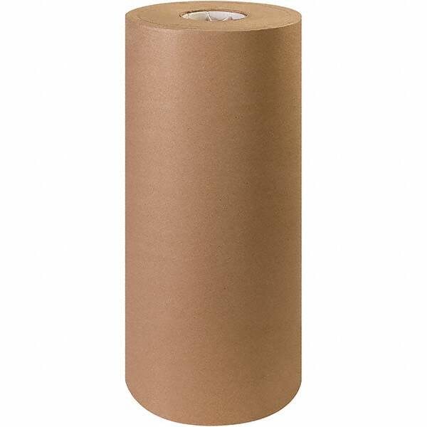 Made in USA - 600' Long x 20" Wide Roll of Recycled Kraft Paper - 60 Lb Paper Weight - Americas Industrial Supply