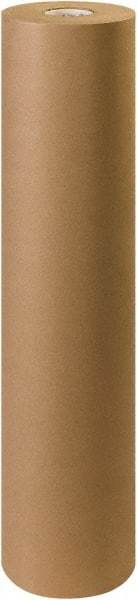 Made in USA - 600' Long x 40" Wide Roll of Recycled Kraft Paper - 60 Lb Paper Weight - Americas Industrial Supply
