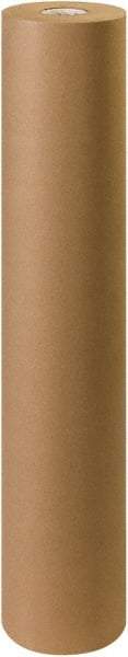 Made in USA - 600' Long x 48" Wide Roll of Recycled Kraft Paper - 60 Lb Paper Weight - Americas Industrial Supply