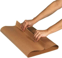 Made in USA - 25' Long x 18" Wide Roll of Singleface Corrugated - Americas Industrial Supply
