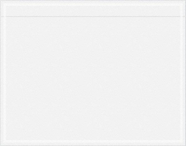 Value Collection - 1,000 Piece, 7" Long x 5-1/2" Wide, Packing List Envelope - Unprinted, Clear - Americas Industrial Supply