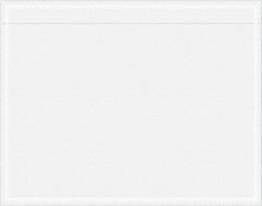 Value Collection - 1,000 Piece, 7" Long x 5-1/2" Wide, Packing List Envelope - Unprinted, Clear - Americas Industrial Supply