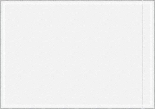 Value Collection - 1,000 Piece, 7" Long x 10" Wide, Packing List Envelope - Unprinted, Clear - Americas Industrial Supply