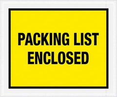 Value Collection - 500 Piece, 10" Long x 12" Wide, Packing List Envelope - Packing List Enclosed, Yellow - Americas Industrial Supply