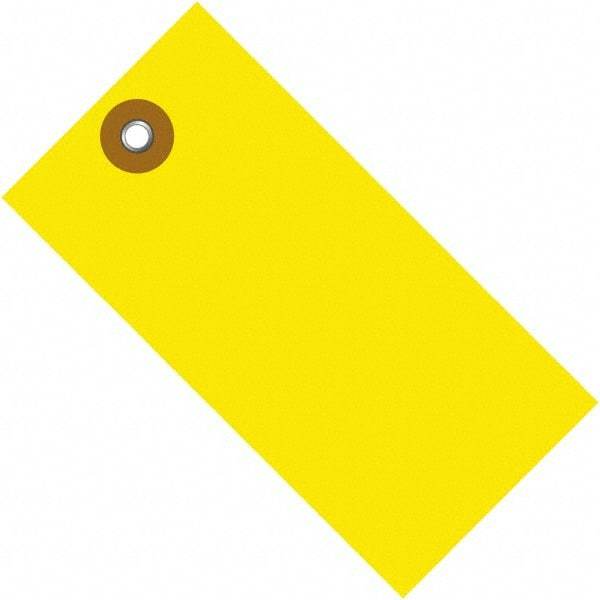 Dupont - 2-3/4" High x 1-3/8" Long, Safety & Facility Blank Tag - Yellow Spunbonded Olefin - Americas Industrial Supply