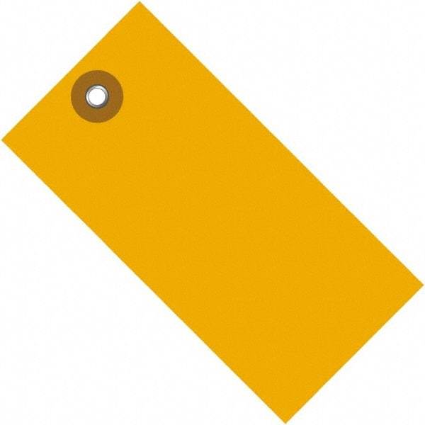 Dupont - 3-1/4" High x 1-5/8" Long, Safety & Facility Blank Tag - Orange Spunbonded Olefin - Americas Industrial Supply